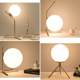Style: B, Model: EU - Nordic simple desk lamp bedroom bedside lamp creative ins girl remote control warm romantic light luxury bedside table lamp