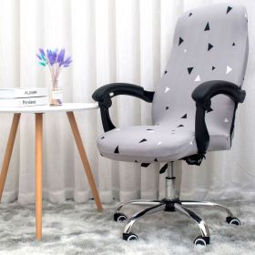 Color: Blue, Size: OneSize - Universal Rotating Armrest Lifting Computer Chair Seat Cover