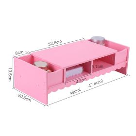 style: G - Office Desk Storage and Finishing Racks Computer Brackets Double-layer Brackets