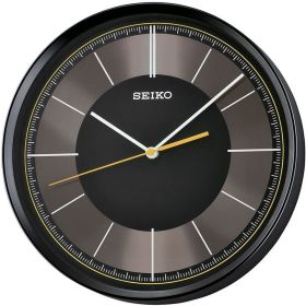 Seiko Monroe Wall Clock Black-Metallic QXA612KLH