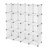 Cube Storage 16-Cube Book Shelf Storage Shelves Closet Organizer Shelf Cubes Organizer Bookcase YF