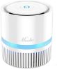 MOOKA Air Purifier for Home, 3-in-1 True HEPA Filter Air Cleaner for Bedroom and Office, Odor Eliminator for Allergies and Pets, Smoke, Dust, 3D Filtr