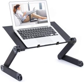 Laptop Stand for Bed, Adjustable Height Laptop Desk for Couch, Foldable Laptop Desk Workstation from Home, Notebook Riser Ergonomic Computer Tray Read