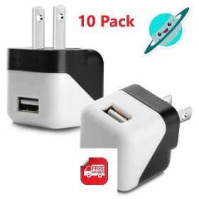 LOT OF 1A USB Wall Charger Plug Home Power Adapter FOR Samsung Android Apple BLK FAST CHARGER!!