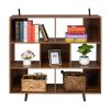 Wood Bookcase,Storage Shelves Stand Bookshelf for Entryway, Hallway, Living Room,Home Office Furniture (Bookcase)