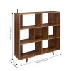 Wood Bookcase,Storage Shelves Stand Bookshelf for Entryway, Hallway, Living Room,Home Office Furniture (Bookcase)