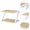 Desktop Stand for Printer - Desktop Shelf as Storage Shelf, Book Shelf, 2-Tier Tray with Hardware & Steel RT