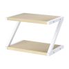Desktop Stand for Printer - Desktop Shelf as Storage Shelf, Book Shelf, 2-Tier Tray with Hardware & Steel RT
