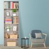 Bookshelf 70 in Height, Bookcase 6 Shelf Free Standing Display Storage Shelves Standard Organization Collection Decor Furniture for Living Room Home O
