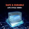 300W Portable Power Station, 38 Phone Recharges, 416Wh Large Capacity Battery Supply, 777SYD Solar Powered Generator with AC DC USB 3 Ports, Lithium B