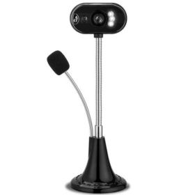 USB HD PC Webcam Camera Digital Web Camera with Mic Laptop Desktop Computer,Random Color