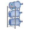 3-Tier Water Rack Stainless Steel Heavy Duty Water Cooler Jug Rack