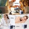 USB Personal Mini Air Cooler, Portable Air Conditioner w/ 3 Speeds, 7-Colors LED Light and Ice Water Tank