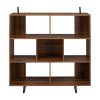 Wood Bookcase,Storage Shelves Stand Bookshelf for Entryway, Hallway, Living Room,Home Office Furniture (Bookcase)