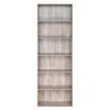 Bookshelf 70 in Height, Bookcase 6 Shelf Free Standing Display Storage Shelves Standard Organization Collection Decor Furniture for Living Room Home O