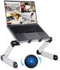 Adjustable Laptop Stand Table for Office, Portable Lap Desk Stand Compatible Notebook Tablets MacBook