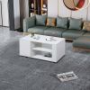 Mobile double door double coffee table coffee table