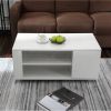 Mobile double door double coffee table coffee table