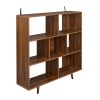 Wood Bookcase,Storage Shelves Stand Bookshelf for Entryway, Hallway, Living Room,Home Office Furniture (Bookcase)