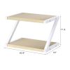 Desktop Stand for Printer - Desktop Shelf as Storage Shelf, Book Shelf, 2-Tier Tray with Hardware & Steel RT