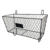 3pcs Wire Letter Mail Mount Metal Rack Basket Vintage Triple Organizer Black Wall Mount Metal Wire Storage Mesh Bin for Kitchen Bathroom Laundry Close