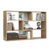 6-Open Bookshelf Display Stand for Corner