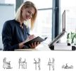 Adjustable Laptop Stand Table for Office, Portable Lap Desk Stand Compatible Notebook Tablets MacBook