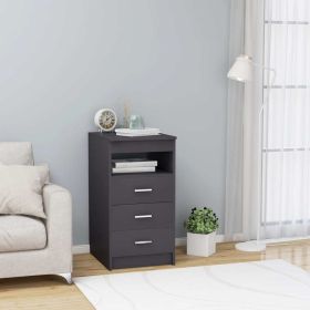 Drawer Cabinet Gray 15.7"x19.7"x29.9" Chipboard