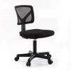 Armless Desk Chair, Mesh Office Chairs with Lumbar Support