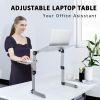 Adjustable Height Laptop Desk Laptop Stand for Bed Portable Lap Desk Foldable Table Workstation Notebook RiserErgonomic Computer Tray Reading Holder B