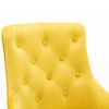 Office Desk Chair with Mid-Back Modern Tufted Velvet Computer Chair Swivel Height Adjustable Accent Chair with Wheels and Metal Base with Arms for Stu