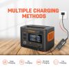 300W Portable Power Station, 38 Phone Recharges, 416Wh Large Capacity Battery Supply, 777SYD Solar Powered Generator with AC DC USB 3 Ports, Lithium B