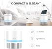 MOOKA Air Purifier for Home, 3-in-1 True HEPA Filter Air Cleaner for Bedroom and Office, Odor Eliminator for Allergies and Pets, Smoke, Dust, 3D Filtr