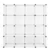 Cube Storage 16-Cube Book Shelf Storage Shelves Closet Organizer Shelf Cubes Organizer Bookcase YF