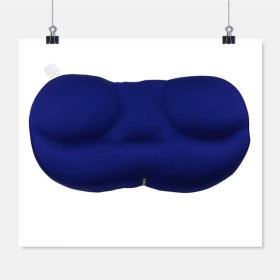 Healthy Lunch Break Office Memory Pillow (Color: Royal Blue, Style: Pillow)