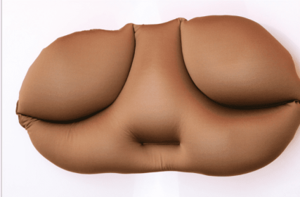 Healthy Lunch Break Office Memory Pillow (Color: Brown, Style: Pillow)