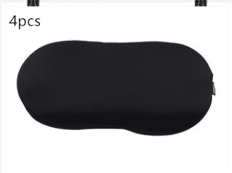 Healthy Lunch Break Office Memory Pillow (Color: 4pcs Black, Style: Pillow)