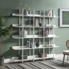[VIDEO] 5 Tier Bookcase Home Office Open Bookshelf, Vintage Industrial Style Shelf with Metal Frame, MDF Board