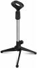 Mini Microphone Stand Tripod Universal Adjustable Desk Microphone Stand Portable Foldable Table Top Desktop Stand with Small Plastic Microphone Clip 5
