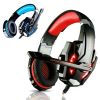 3.5mm Stereo SurroundMic Gaming Headsets LED Headphones For Cell Phone PS4