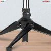 Mini Microphone Stand Tripod Universal Adjustable Desk Microphone Stand Portable Foldable Table Top Desktop Stand with Small Plastic Microphone Clip 5