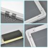Single Sided Magnetic Dry-Erase Whiteboard with Marker & Eraser & 2pcs Magnets RT