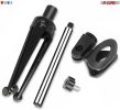 Mini Microphone Stand Tripod Universal Adjustable Desk Microphone Stand Portable Foldable Table Top Desktop Stand with Small Plastic Microphone Clip 5