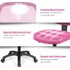 Low-back Computer Task Office Desk Chair with Swivel Casters for Kids
