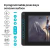 HUION KAMVAS 13 Graphics Drawing Tablet with Full-Laminated Screen Battery-Free Stylus PW517 Tilt 8 Press Keys, 13.3inch Pen Display for Android, Mac,