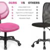 Low-back Computer Task Office Desk Chair with Swivel Casters for Kids