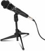 Mini Microphone Stand Tripod Universal Adjustable Desk Microphone Stand Portable Foldable Table Top Desktop Stand with Small Plastic Microphone Clip 5
