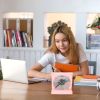 USB Rechargeable Mini 3 Speed Low Noise Electric Desk Fan
