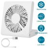 USB Rechargeable Mini 3 Speed Low Noise Electric Desk Fan