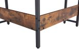 Triangle Computer Desk,Corner Desk With Smooth Keyboard Tray& Storage Shelves ,Compact Home Office,Small Desk With Sturdy Steel Frame As Workstation F